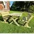 Amersham 4 Seater Garden Dining Set - Natural, Wood
