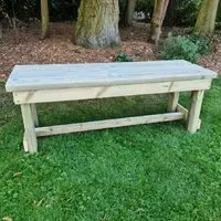 Amersham Garden Seating Bench - Natural, FSC Certified Wood alternate view