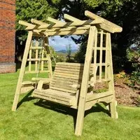 Amersham Garden Swing Seat - Natural, Wood