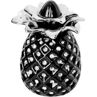 Ames Ceramic Pineapple Jar - Silver, Ceramic