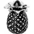 Ames Ceramic Pineapple Jar - Silver, Ceramic