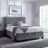 Ames Double Ottoman Bed with Storage - Marbella Grey, Fabric
