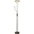 Ames LED Mother And Child Floor Lamp - Satin Brass, Metal