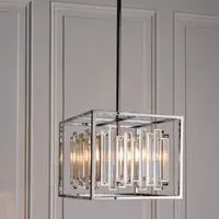 Amherst 4 Light Crystal Pendant Light - Gold