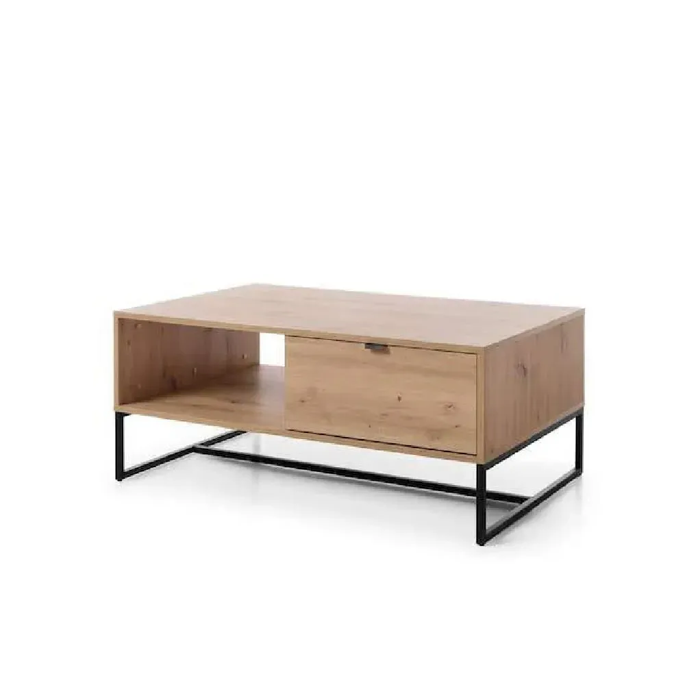 Amherst Coffee Table with Drawer - Artisan Oak image