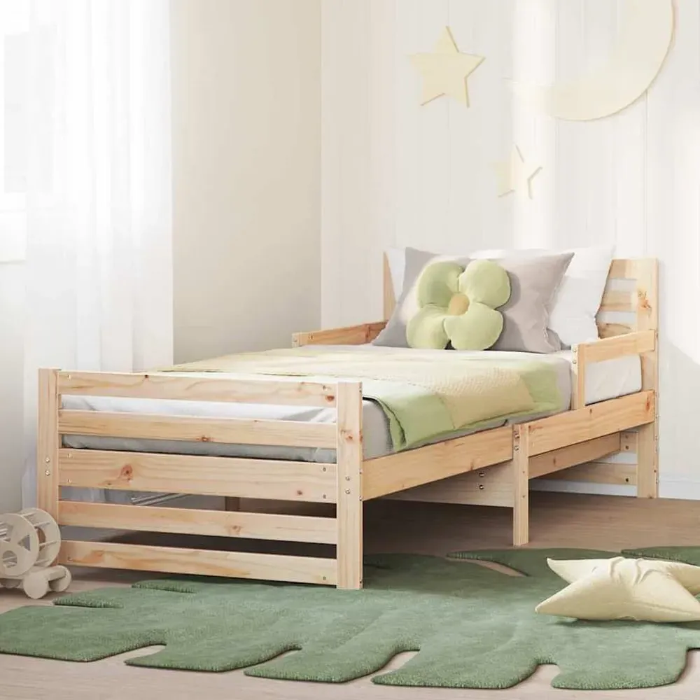 Anaheim Extendable Kids Bed Frame - Natural, Pine Wood image