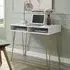 Anaheim Laptop Desk with Storage - White, Wood