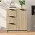 Anaheim Sideboard with 1 Door 3 Drawers - Sonoma Oak
