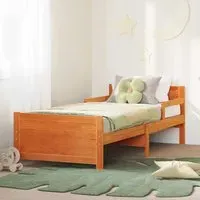 Anchorage Extendable Kids Bed Frame - Brown, Pine