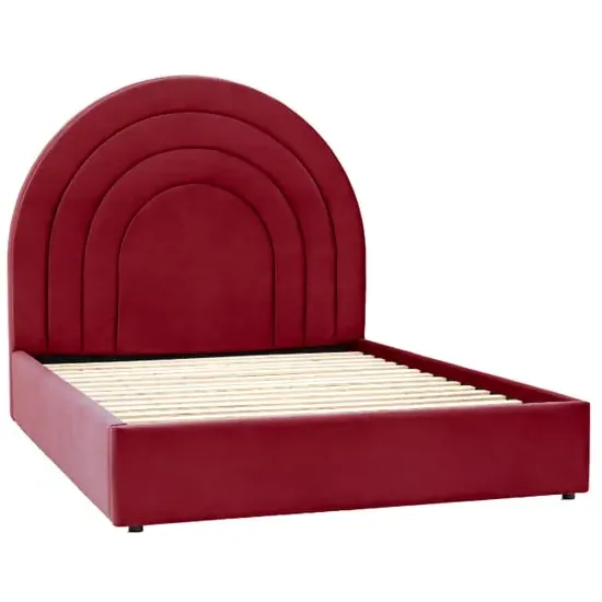 Ancona King Size Bed Frame - Russett, Polyester