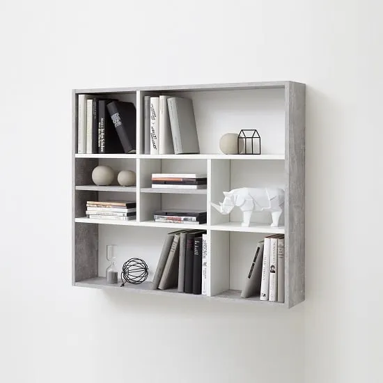 Andreas Wall Mounted Shelving Unit - White, Light Atelier image