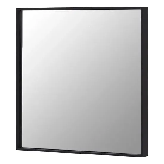 Andstima Small Square Wall Mirror - Black