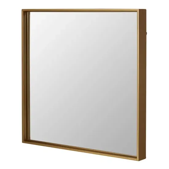 Andstima Small Square Wall Mirror - Gold image