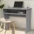 Angleton Laptop Desk with Shelf - Grey Sonoma, Engineered Wood
