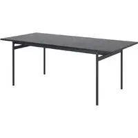Angus Rectangular Dining Table - Black