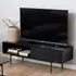 Angus TV Stand with Sliding Door - Black