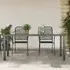 Ankeny Large Garden Dining Table - Black, Glass