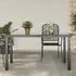 Ankeny Medium Garden Dining Table - Black, Glass