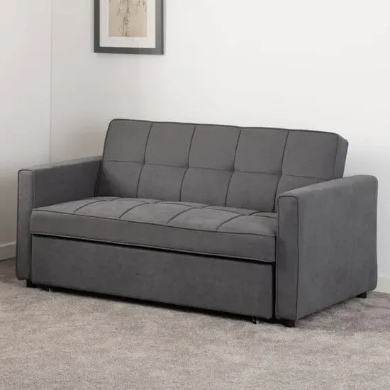 Annecy Fabric Sofa Bed - Dark Grey image