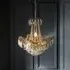 Anthony 9 Light Glass Shade Pendant Light - Gold