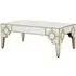 Antibes Coffee Table - Silver, Mirrored Glass