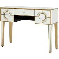 Antibes Console Table - Silver, Mirrored Glass