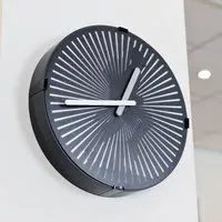 Antioch Running Man Animated Wall Clock - Black, Plastic