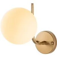 Antler Round Wall Light - Gold, Metal alternate view