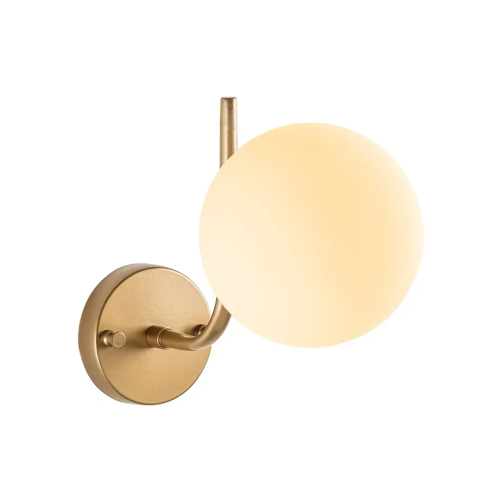 Antler Round Wall Light - Gold, Metal product