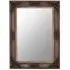 Antoine Rectangular Wall Mirror - Antique Silver, Wood