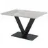 Anzio Rectangular Dining Table - Grey, Ceramic Marble