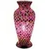 Apollo Mosaic Glass Vase Table Lamp - Purple