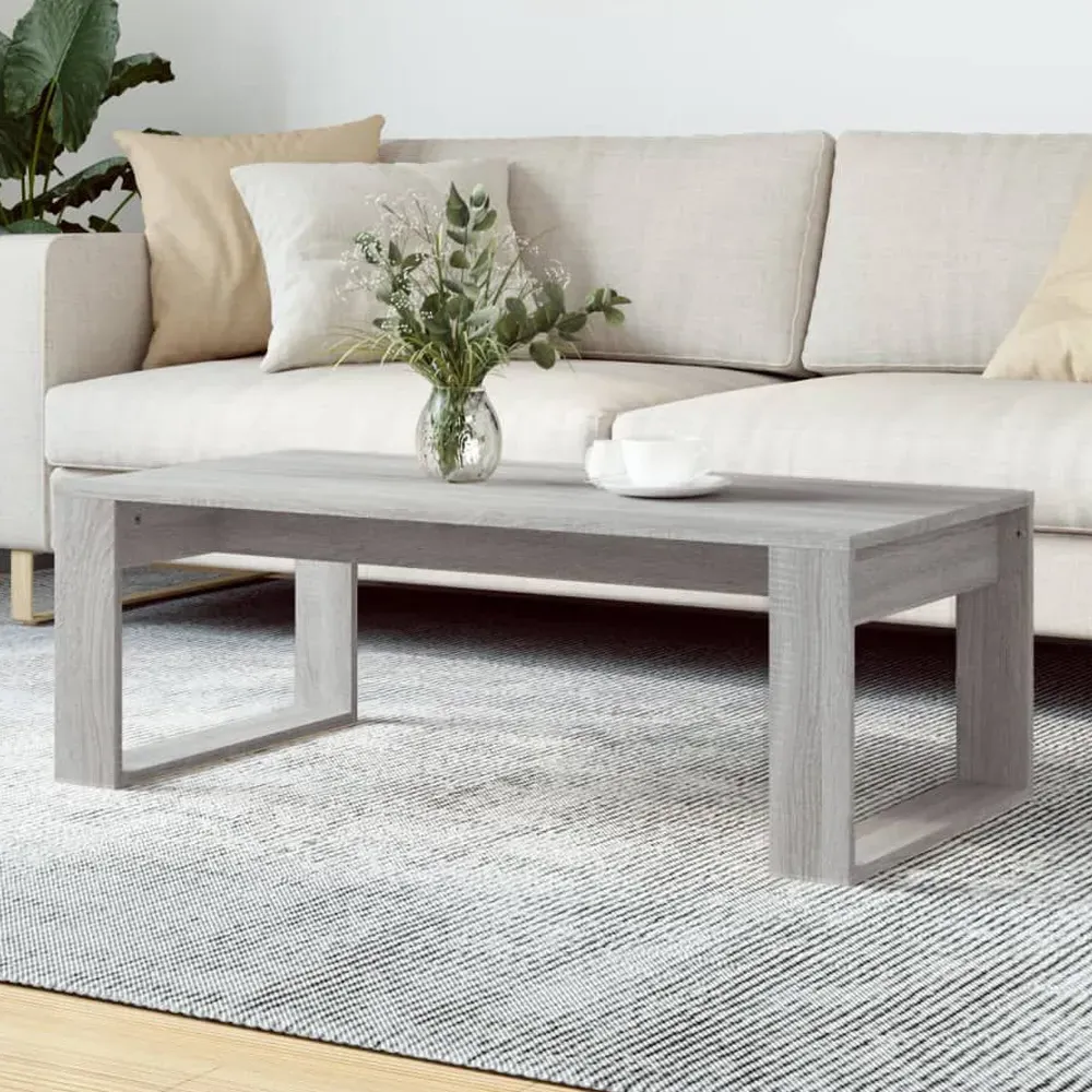 Aponka 102cm Coffee Table - Grey Sonoma, Engineered Wood product