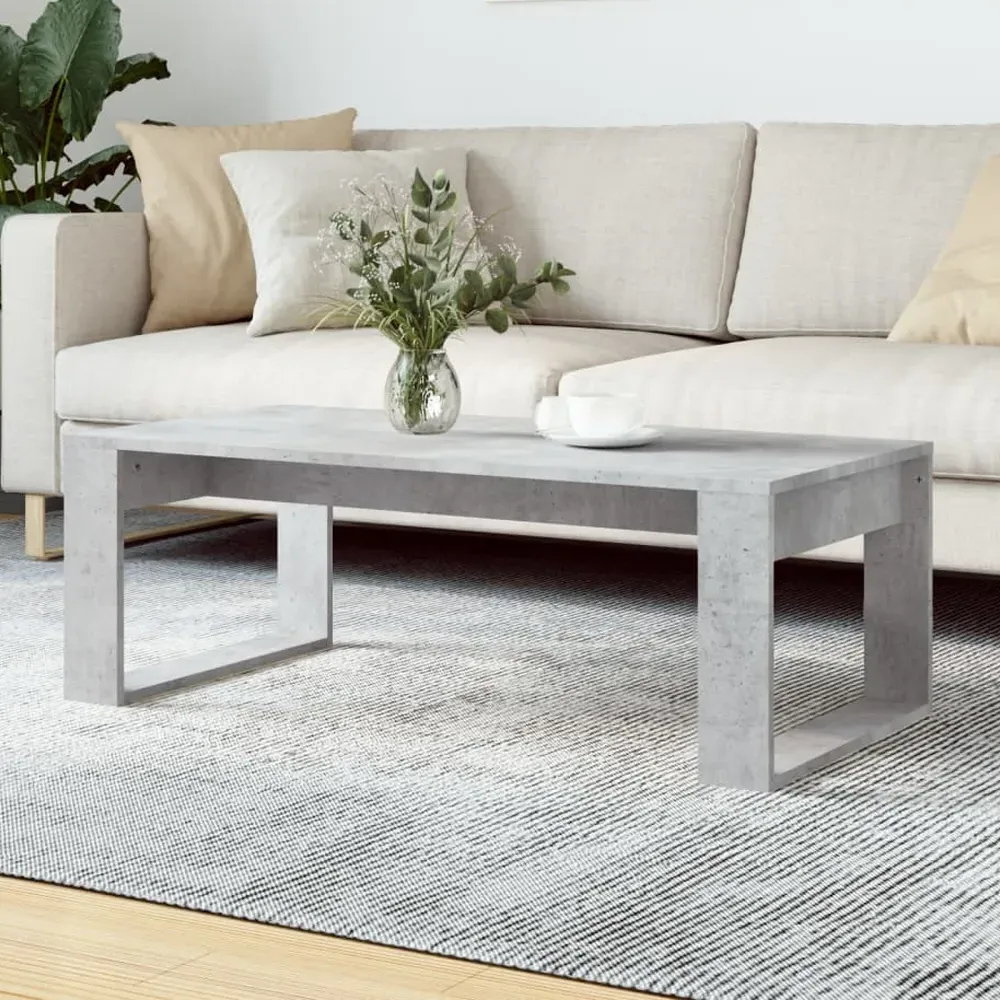 Aponka Coffee Table - Concrete Grey, Engineered Wood product