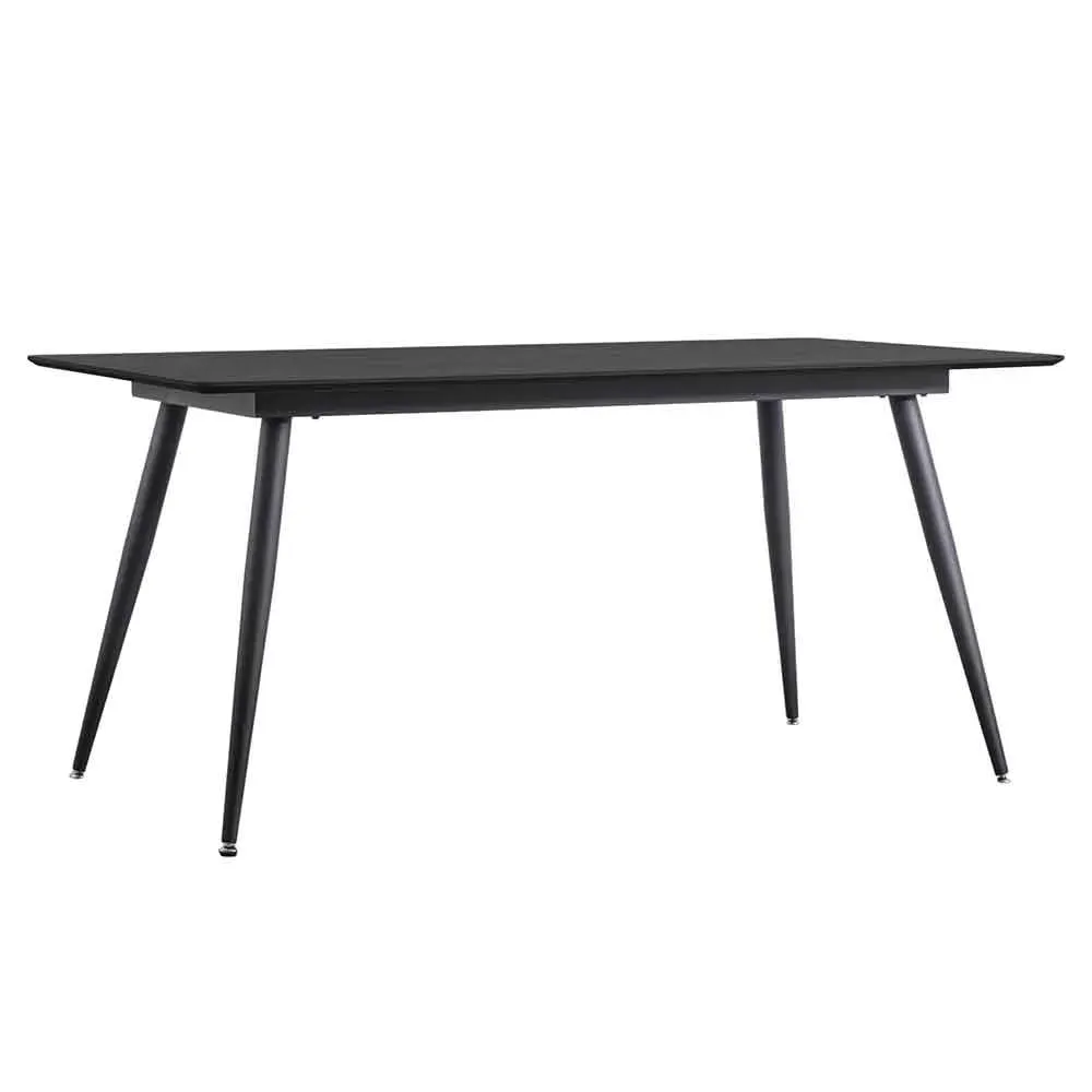 Aptly Rectangular Dining Table - Black, Oak