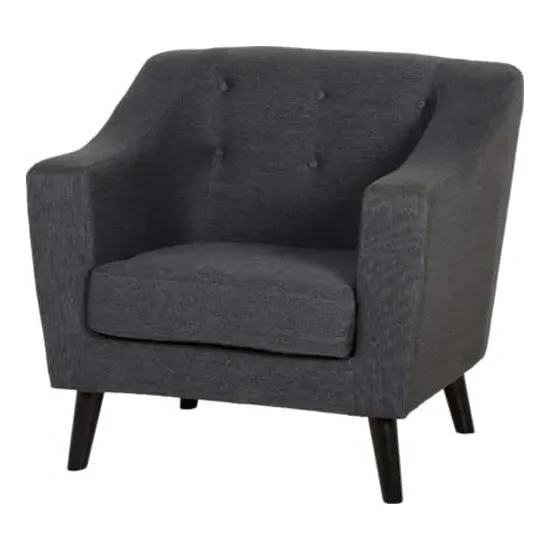 Arabella 1-Seater Sofa - Dark Grey, Fabric image