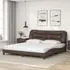 Arcadia Super King Size Bed Frame with LED - Brown