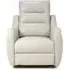 Arcata 1-Seater Electric Recliner Sofa - Chalk, Faux Leather