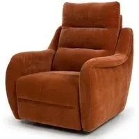 Arcata 1-Seater Electric Recliner Sofa - Cinnamon, Fabric