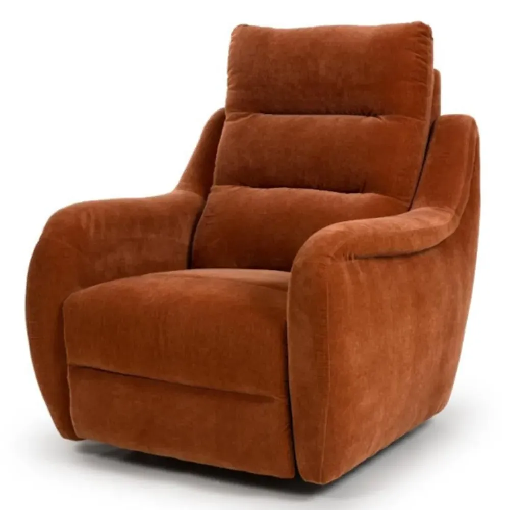 Arcata 1-Seater Electric Recliner Sofa - Cinnamon, Fabric image