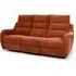 Arcata 3-Seater Electric Recliner Sofa - Cinnamon, Fabric