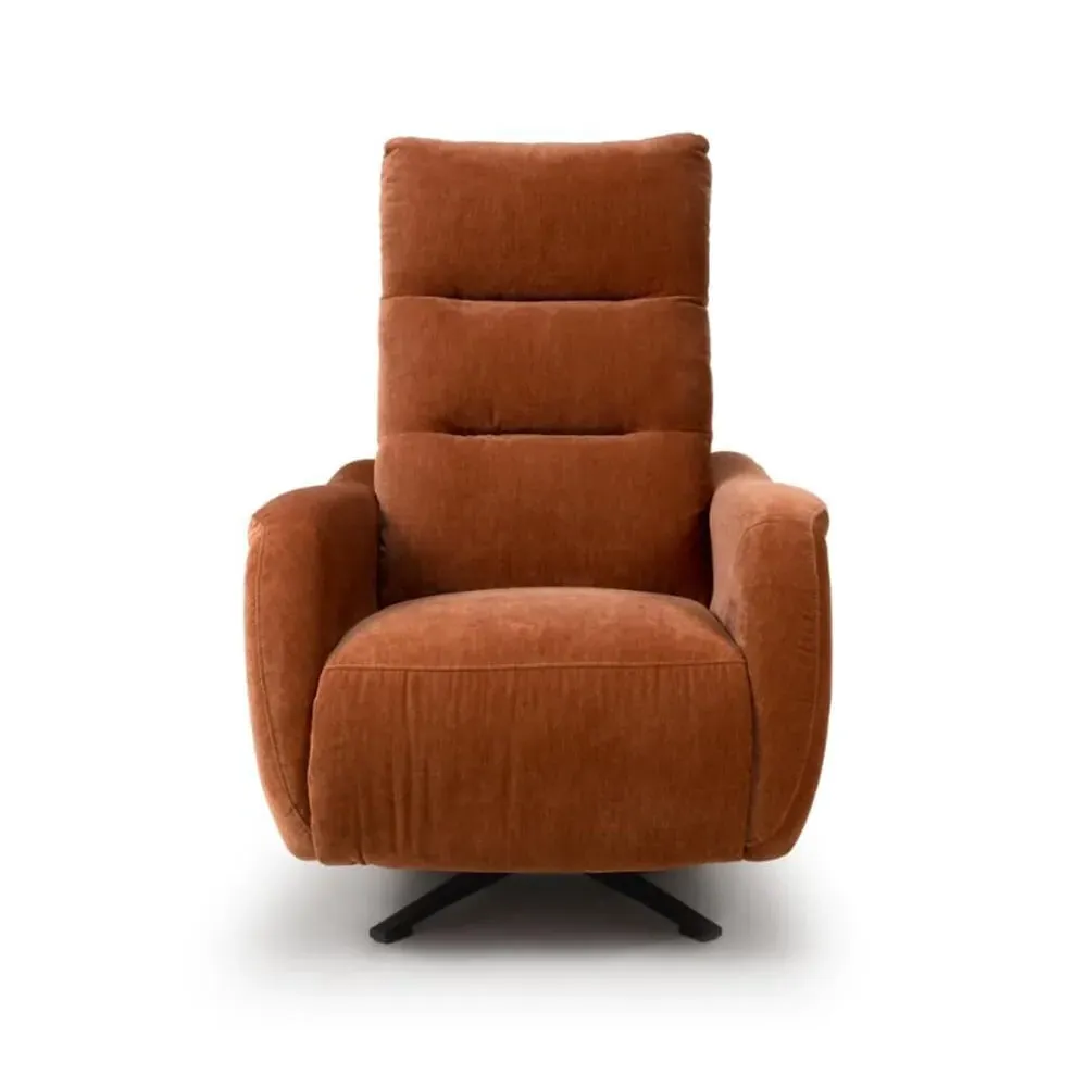 Arcata Electric Recliner Chair - Cinnamon, Fabric
