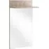 Arcata Hallway Wall Mirror with Shelf - Sonoma Oak