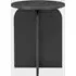 Arcata Round Side Table - Black, MDF