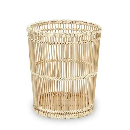 Arcola Bathroom Waste Bin - Natural, Rattan image