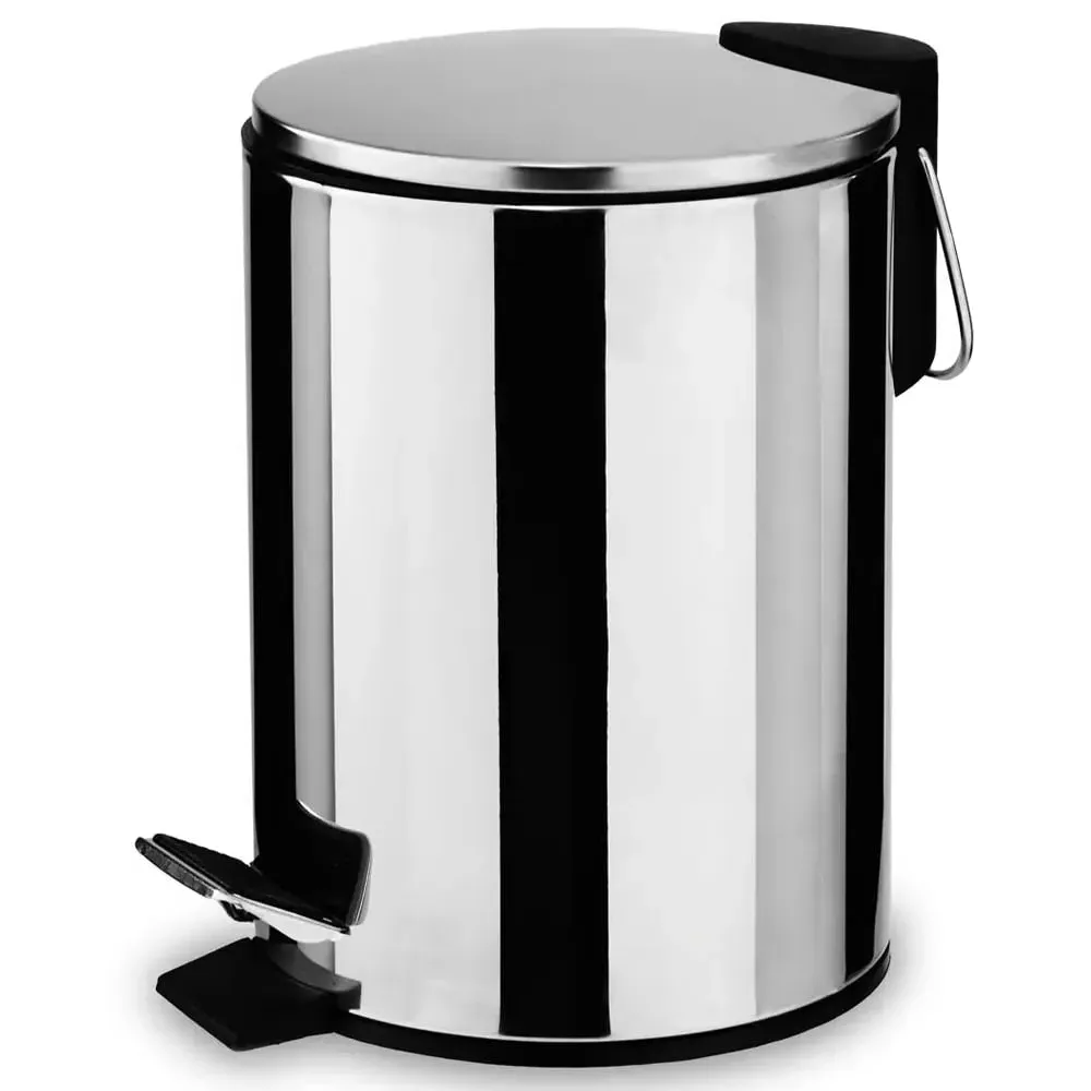 Arden 3 Litre Pedal Bin Soft-Close - Silver, Stainless Steel product