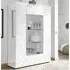 Ardent High Gloss Display Cabinet with 2 Doors - White
