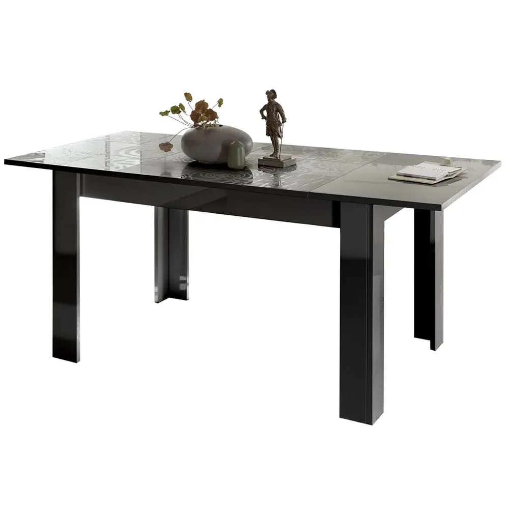 Ardent High Gloss Extending Dining Table - Grey