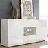 Ardent High Gloss Sideboard with 2 Doors 2 Drawers - White