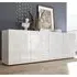 Ardent High Gloss Sideboard with 4 Doors - White